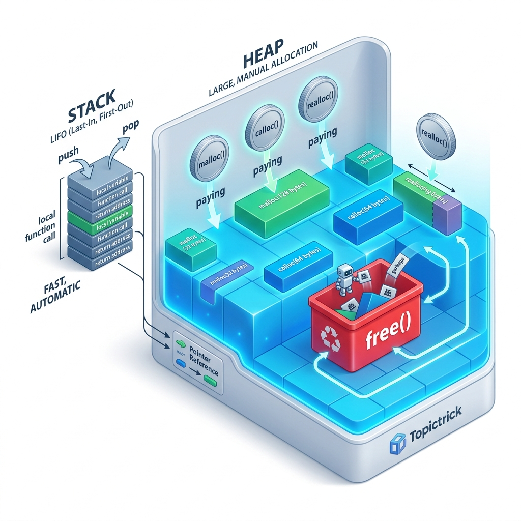 Project: Building a Custom Heap Memory Allocator in C (malloc & free from Scratch)