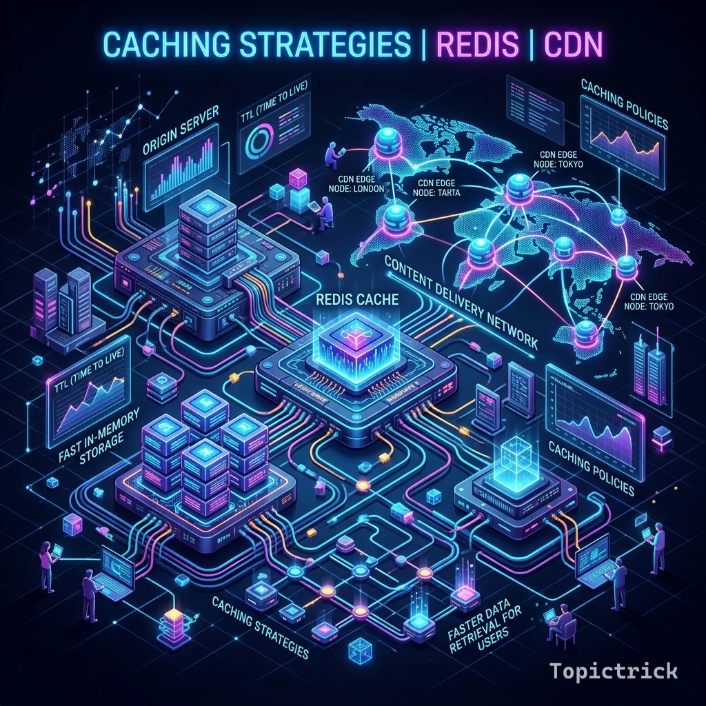Caching Strategies: Redis, CDN, and Cache Invalidation