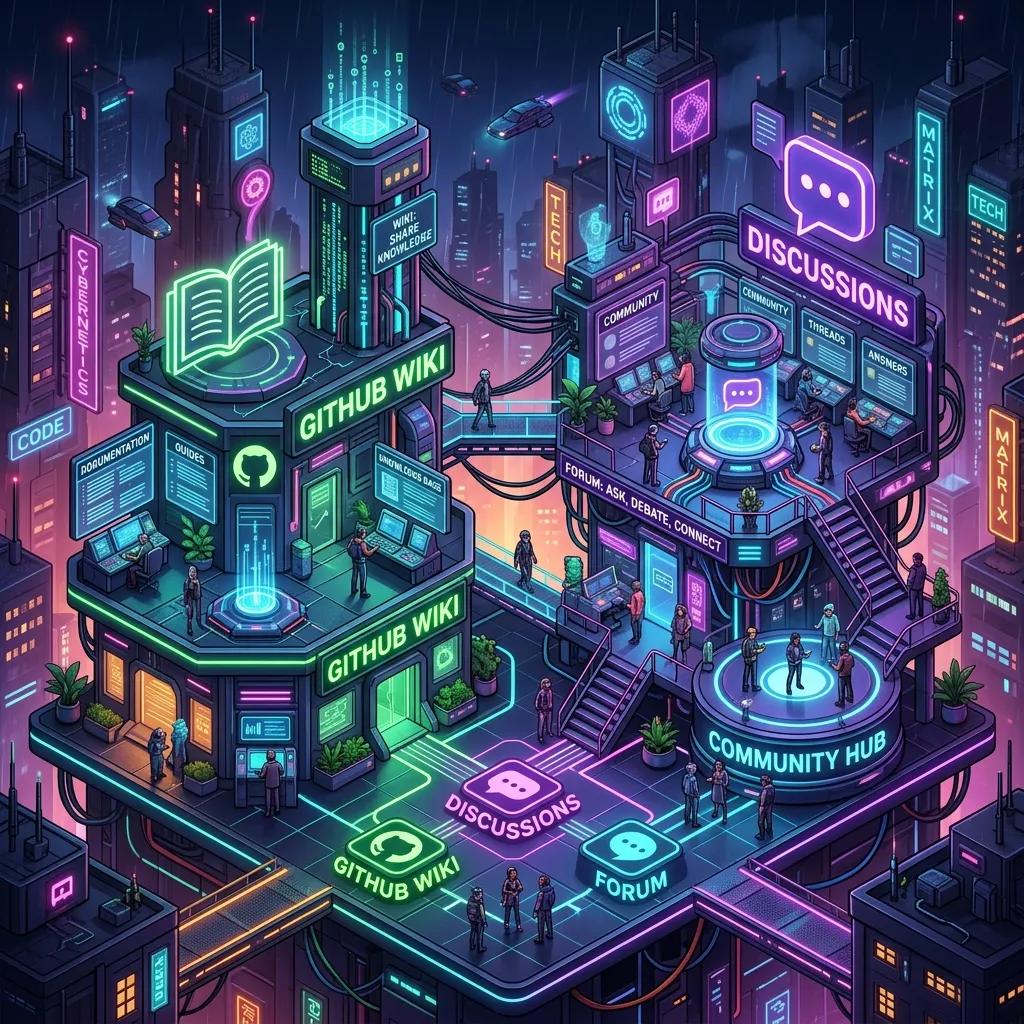 GitHub Wiki and Discussions: Community Management