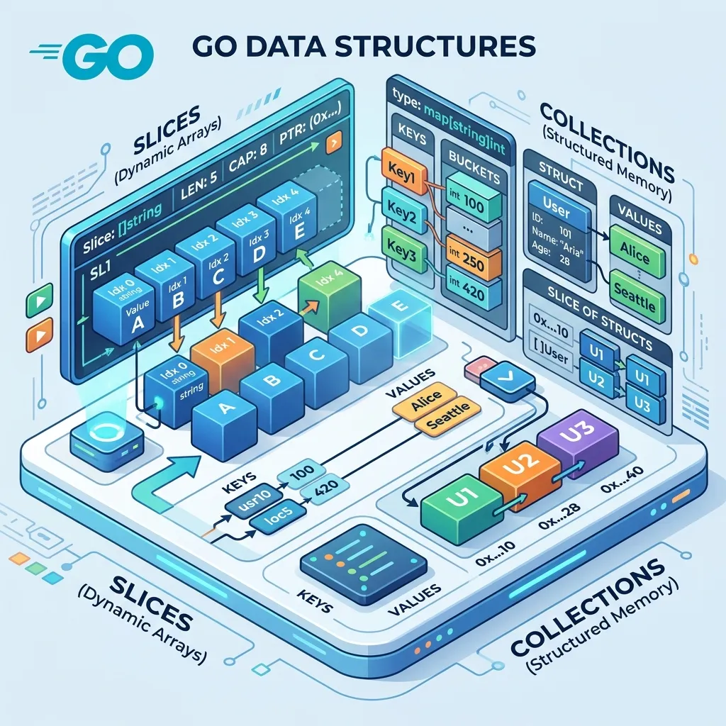 Go Slices and Maps: The Core Collections