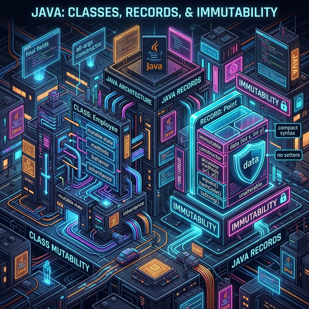 Java Classes, Records, and Immutability Patterns