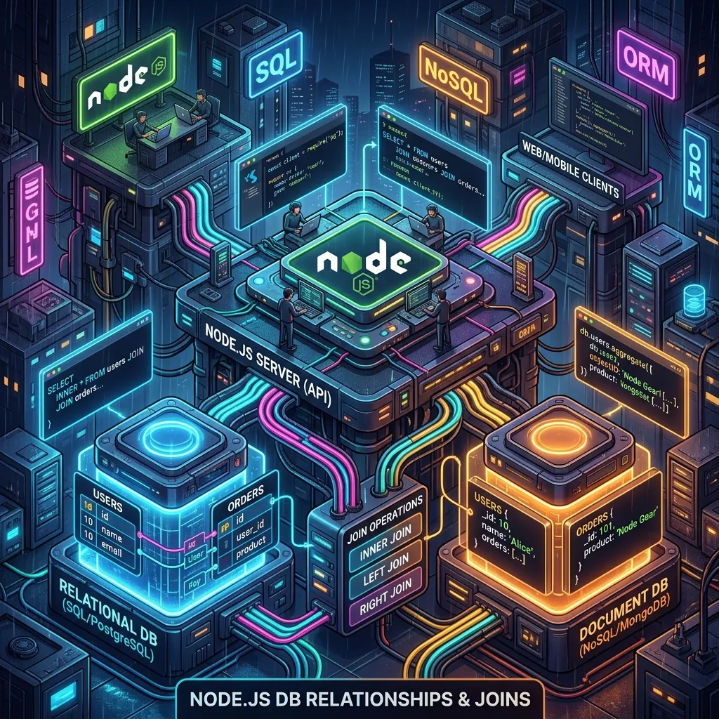 Database Relationships & Joins in Node.js