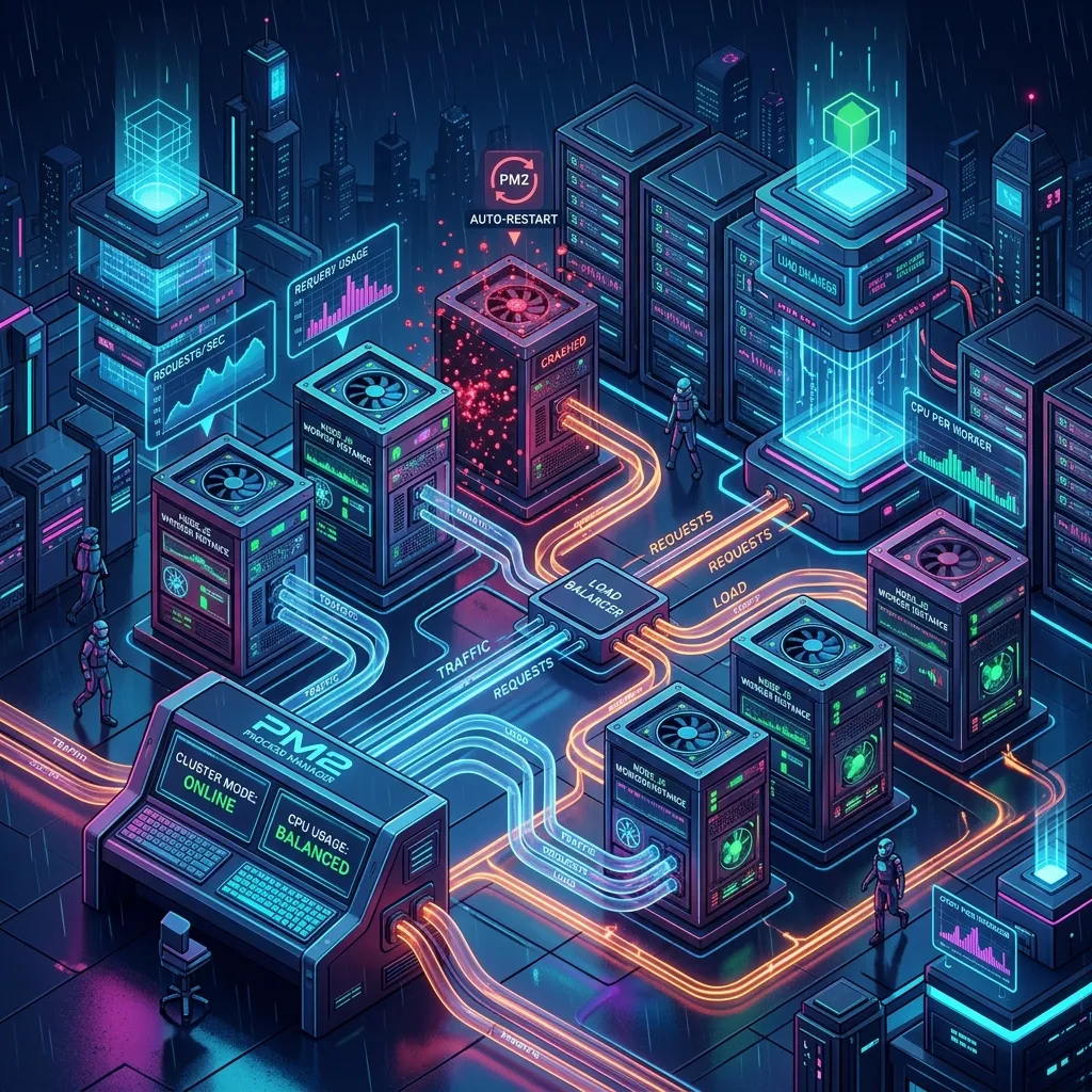 Node.js Performance: Clustering, Worker Threads & PM2