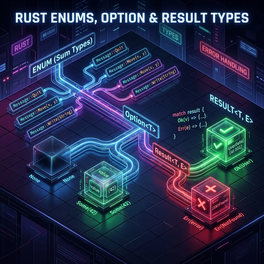 Rust Enums, Option, and Result: Type-Safe Error Handling